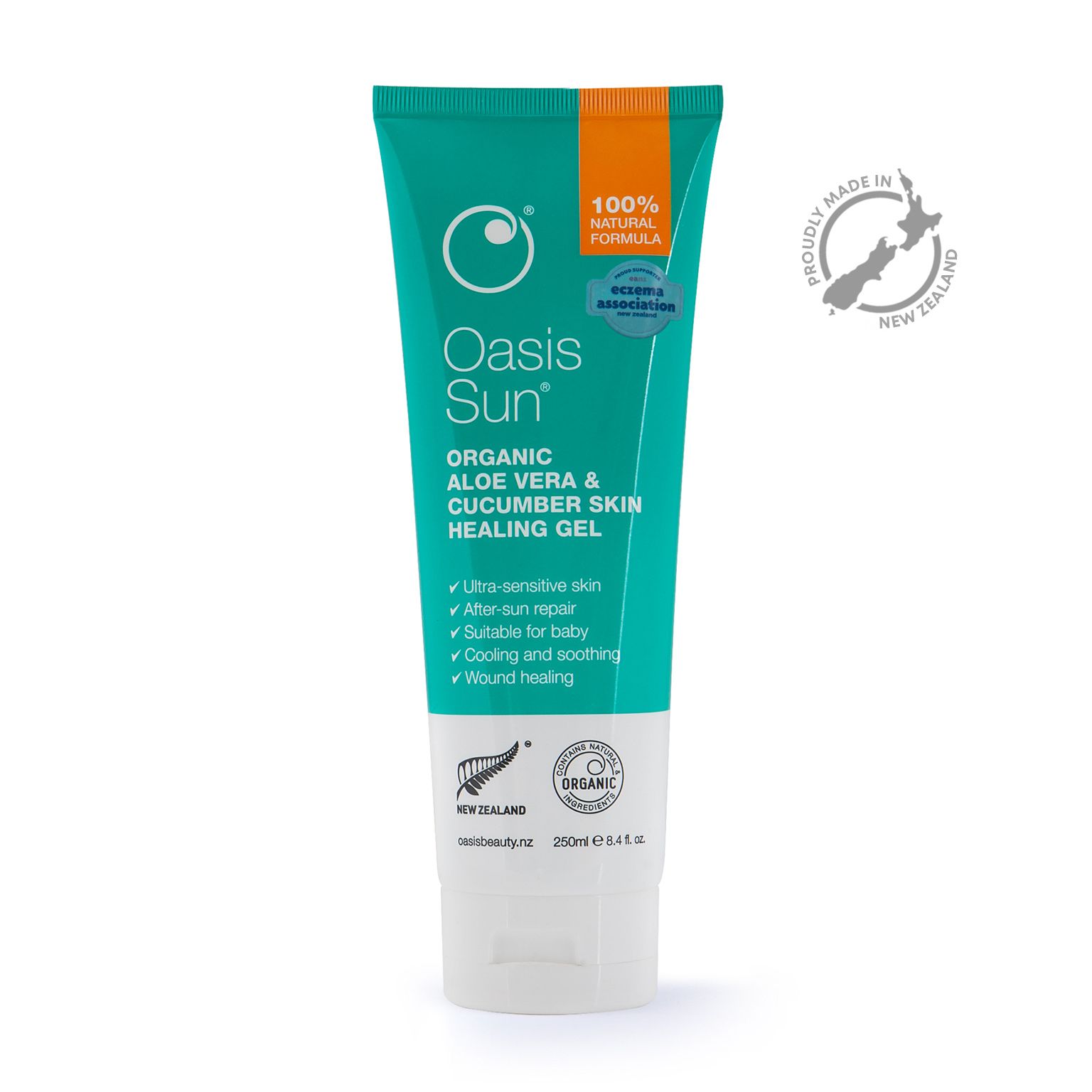 Oasis Organic Aloe & Cucumber Skin Healing Gel 250ml